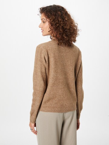 PIECES Pullover 'Janita' in Braun