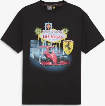 PUMA Shirt 'Scuderia Ferrari x Joshua Vides' in Zwart: voorkant