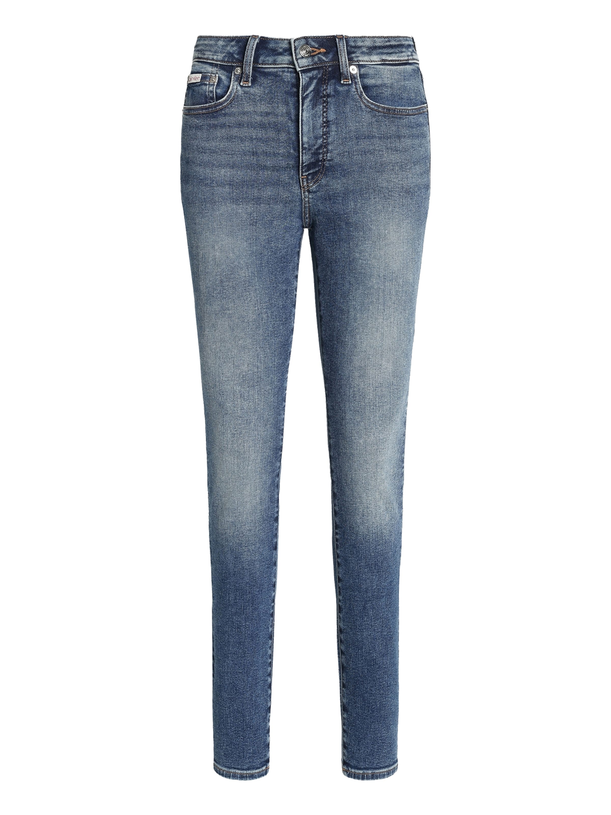 Calvin Klein Jeans Skinny Τζιν σε μπλε: μπροστά