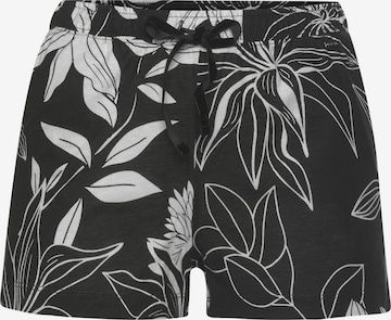 LASCANA Pizsama nadrágok - fekete: elől