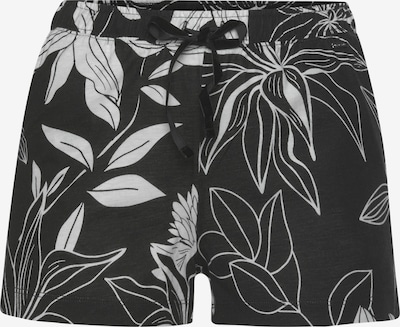 LASCANA Pantalon de pyjama en noir / blanc, Vue avec produit