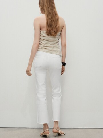 MANGO Regular Jeans 'SIENNA' in White