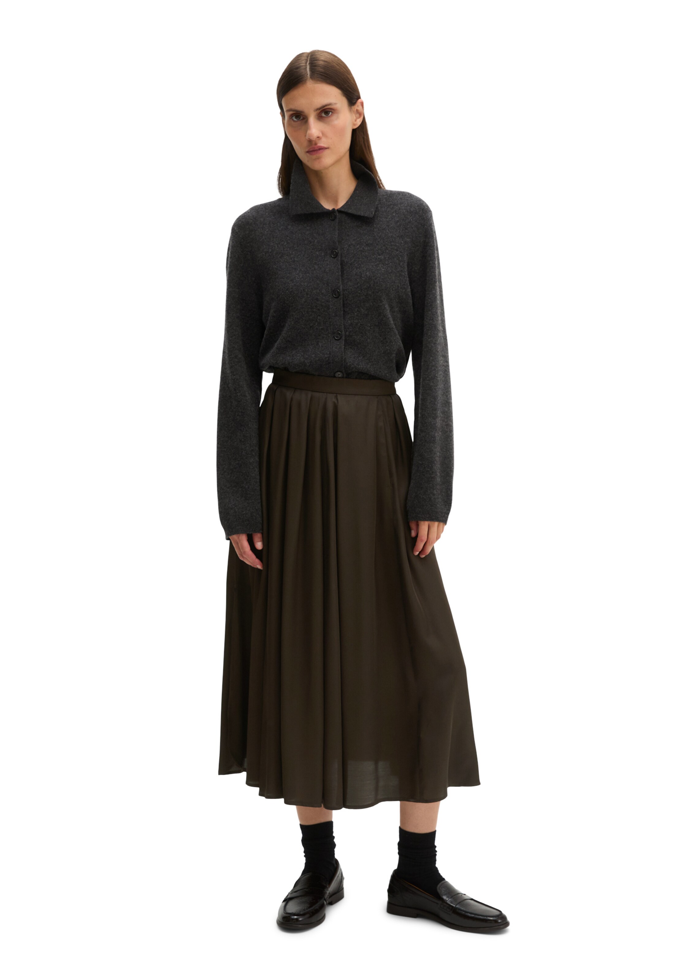 Marc O'Polo Skirt in Brown: front