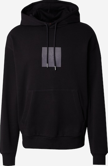 HUGO Sweater majica 'Duspliter' u siva / crna, Pregled proizvoda