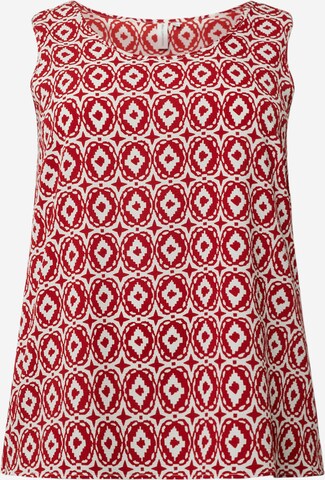 ONLY Carmakoma Top 'LUXODA' in Red: front