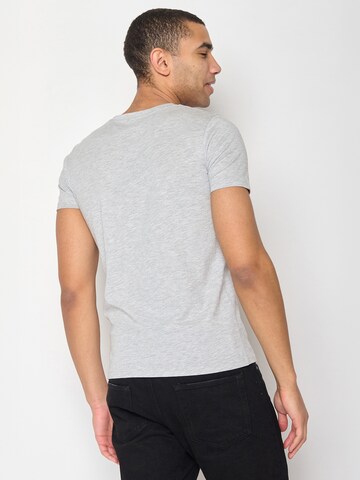 T-Shirt 'Nature Moose Mountain' GREENBOMB en gris