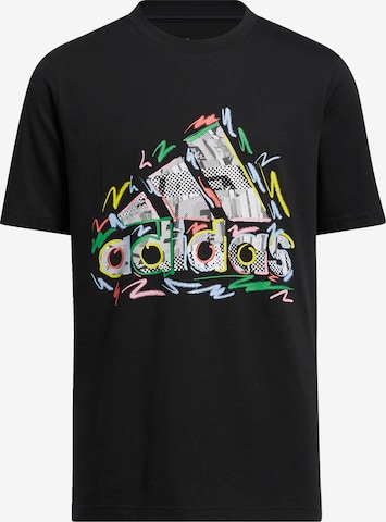 Tricou funcțional 'Pride' de la ADIDAS SPORTSWEAR pe negru: față