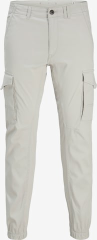JACK & JONES Slimfit Cargobukser 'JJIPAUL JJFLAKE' i grå: forside