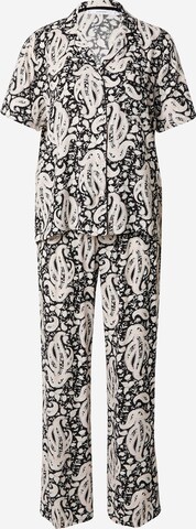 Women' Secret Pizsama - fekete: elől