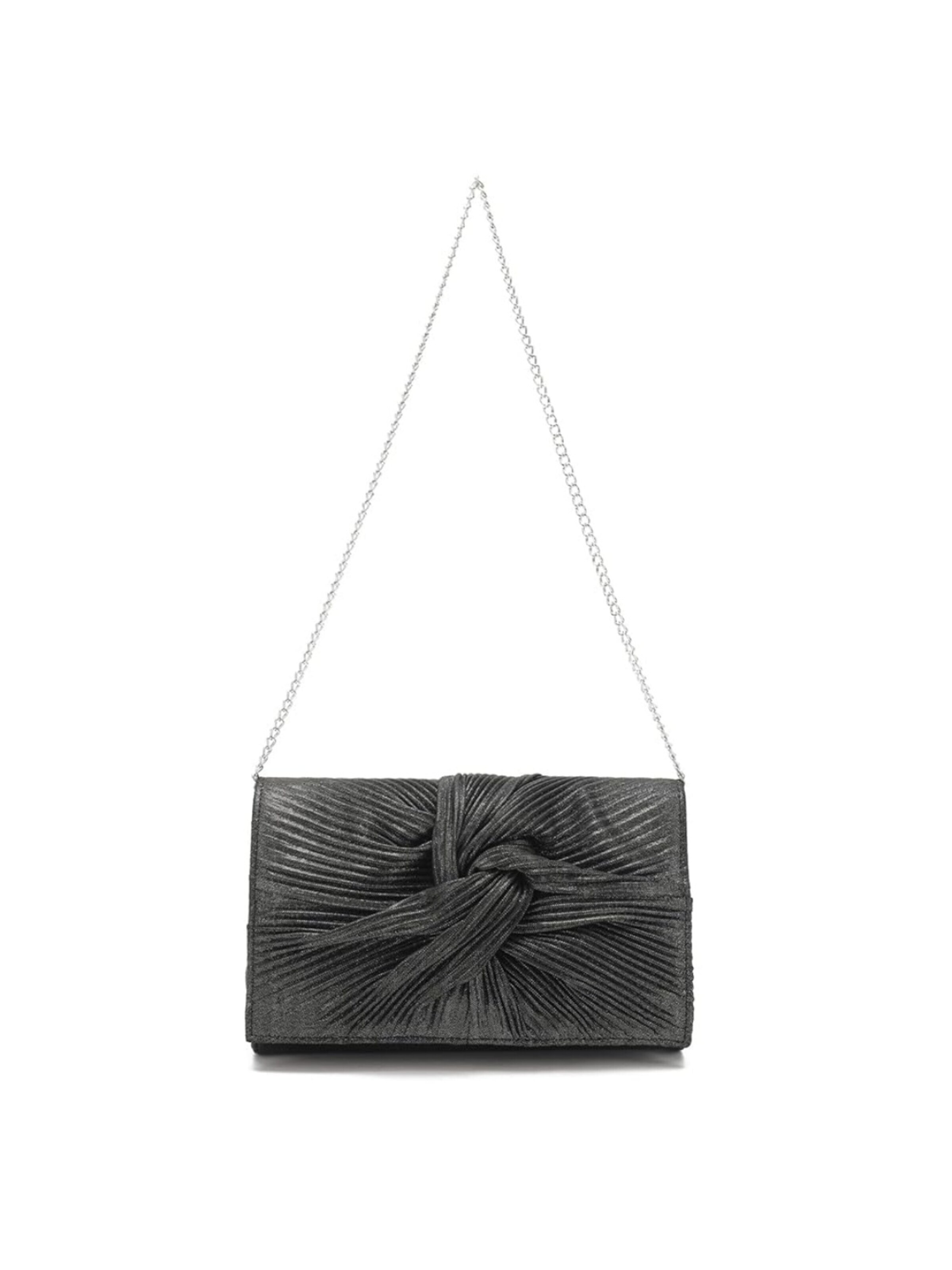 Miss Lulu Clutch‌‌‌‌‌ in Schwarz: Vorderseite