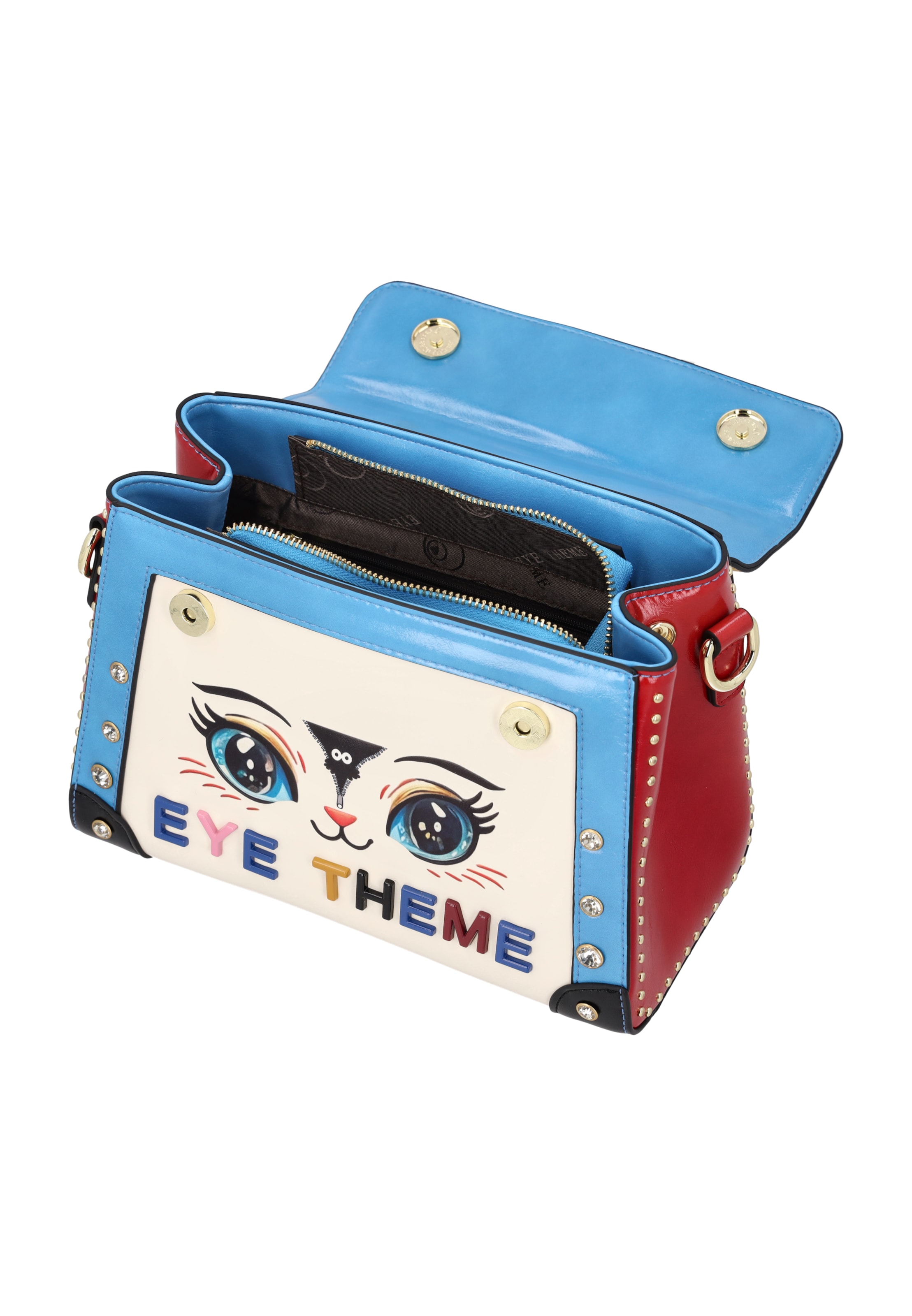 myMo Pop - Bolso de mano 'EYETHEME' en Mezcla de colores