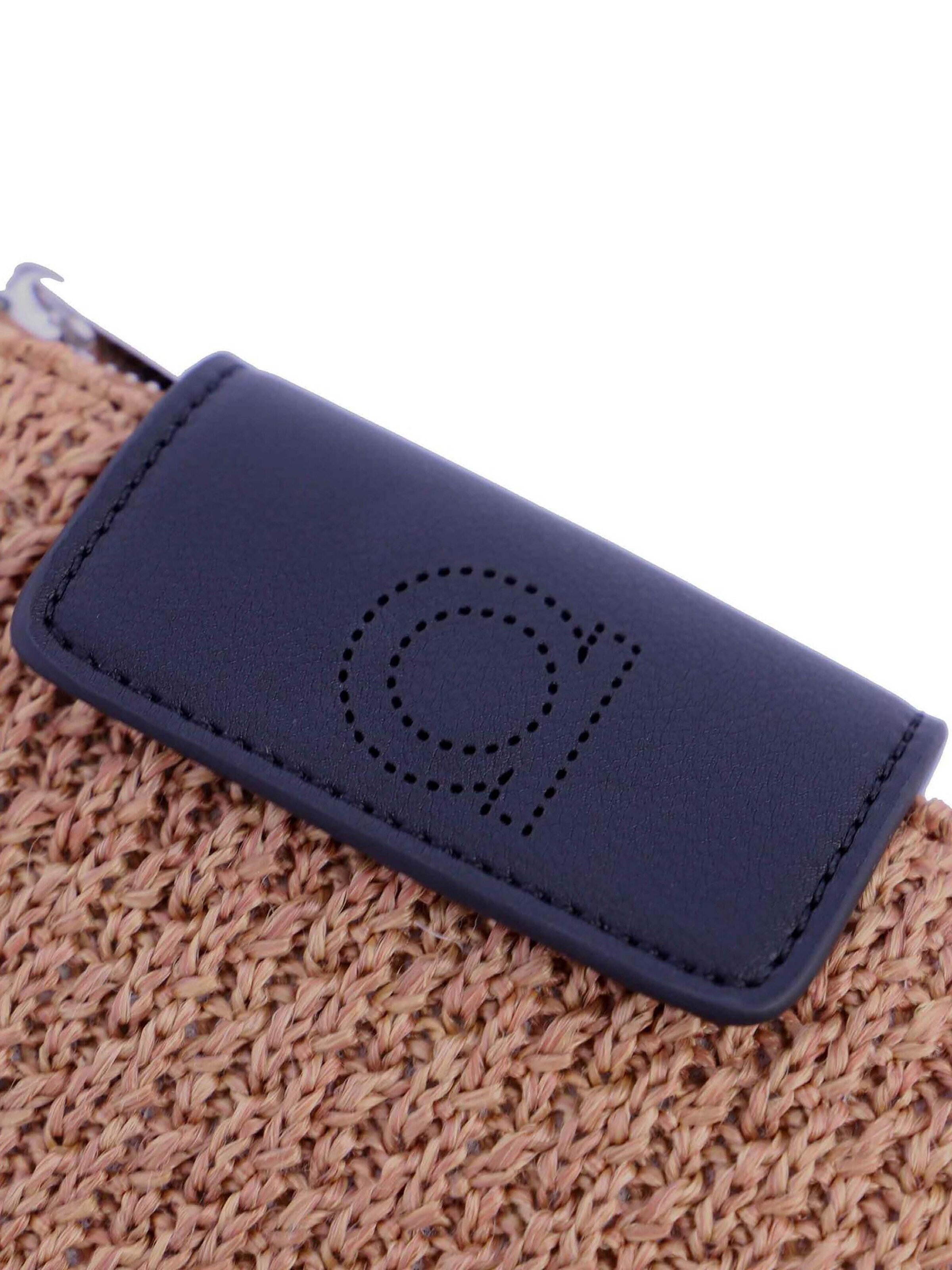 Amichi - Cartera 'Cartera para mujer Sunny de fibras naturales  y cierre de solapa y cremallera' en marrón
