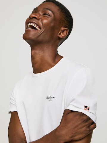 Pepe Jeans - Camiseta en blanco