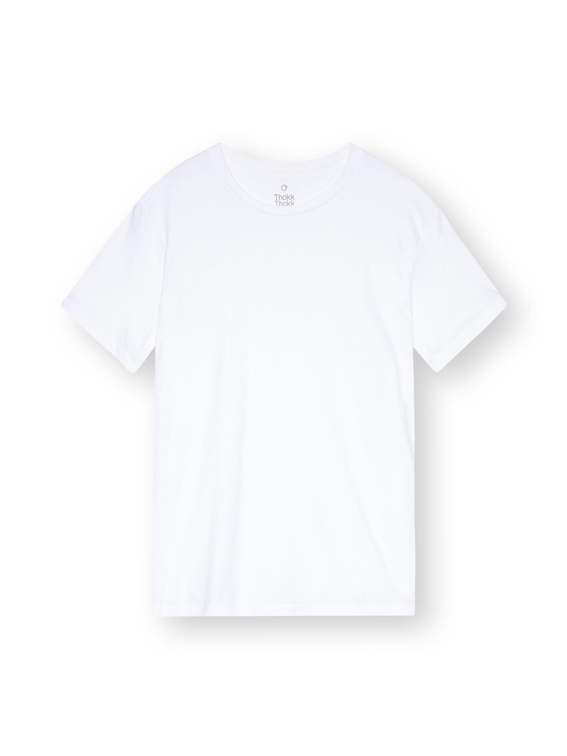 ThokkThokk Shirt in White: front