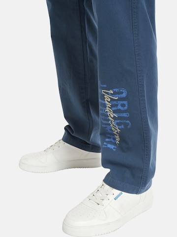 Jan Vanderstorm Regular Cargo Pants 'Macha' in Blue