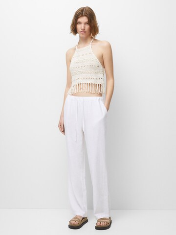 Pull&Bear Knitted Top in Beige