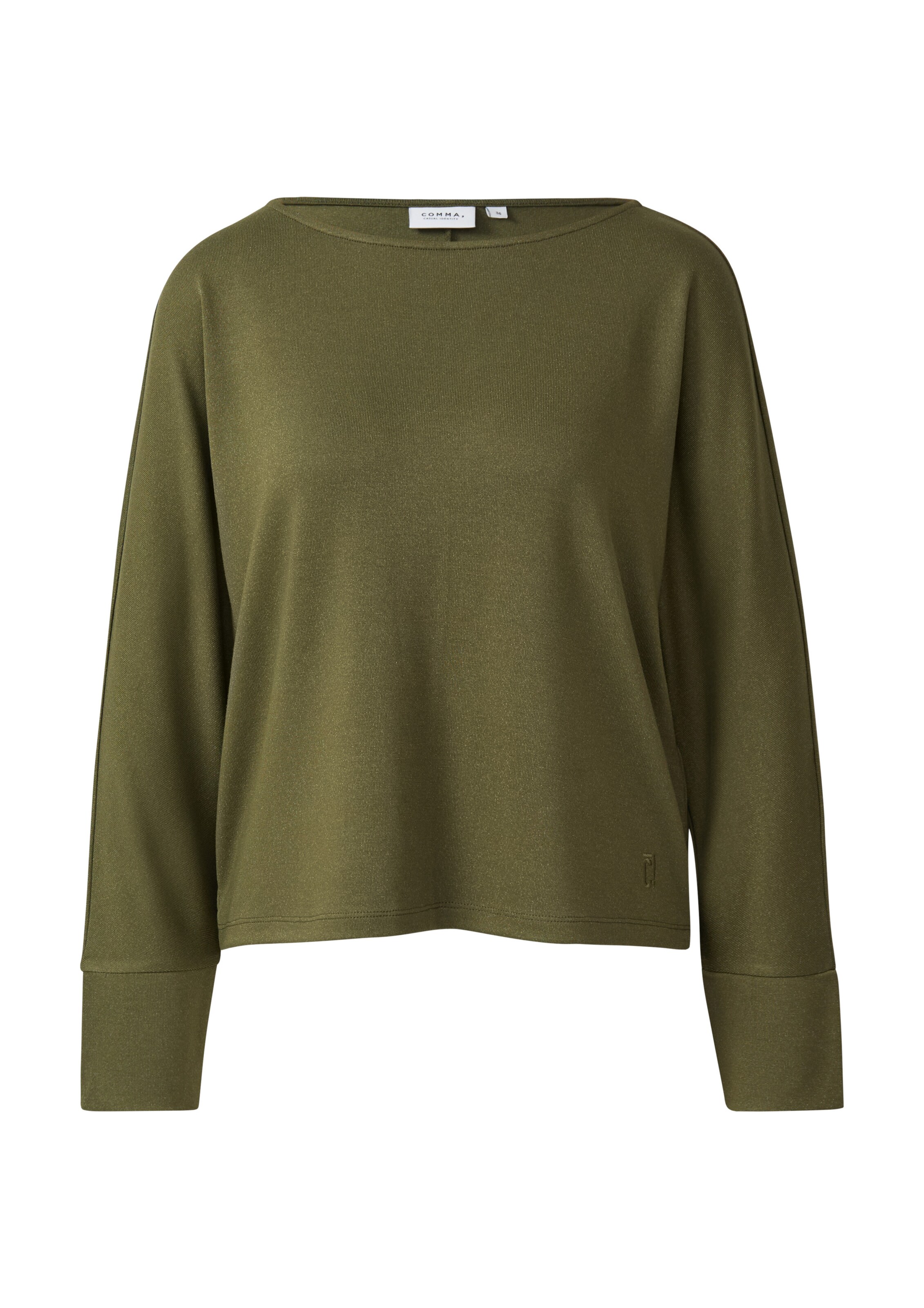 COMMA Shirt in Grün: Vorderseite