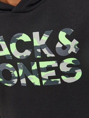 Jack & Jones Junior Μπλούζα φούτερ 'Miles' σε μαύρο