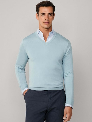 Pull-over Hackett London en bleu : devant