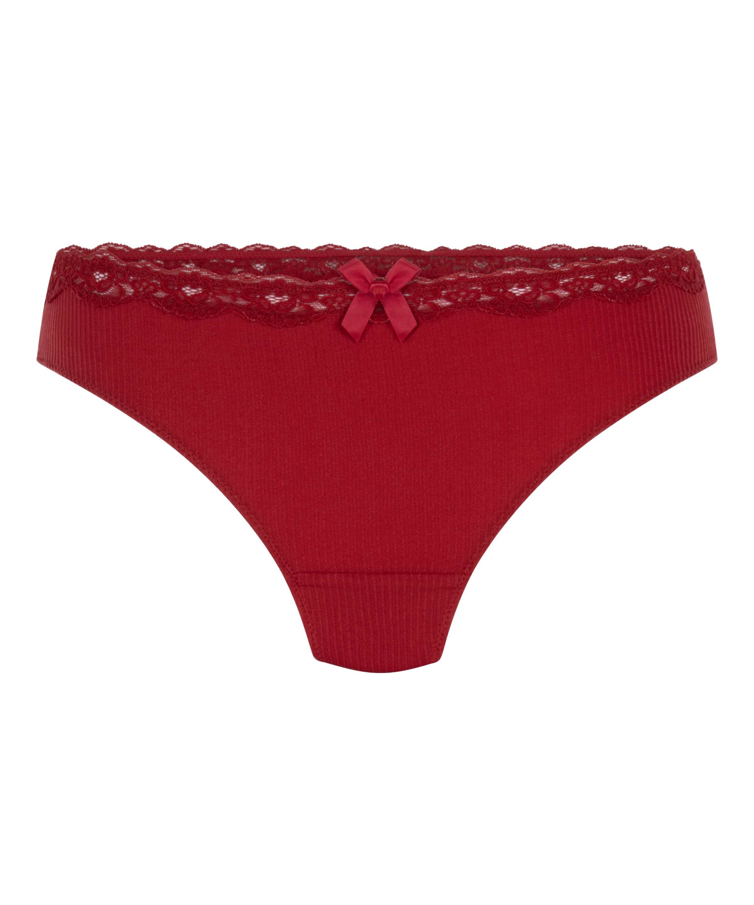 Hunkemöller String in XS in rot, Produktansicht