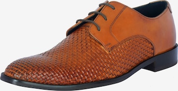 Gordon & Bros Lace-Up Shoes in Brown: front