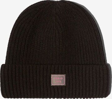 Bershka Beanie in Black: front