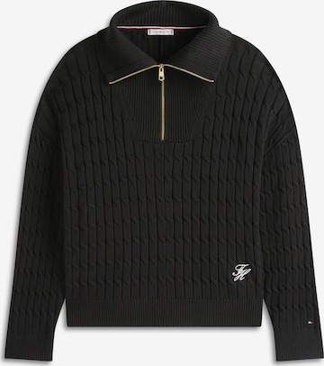 Tommy Hilfiger Curve Sveter - Čierna: predná strana
