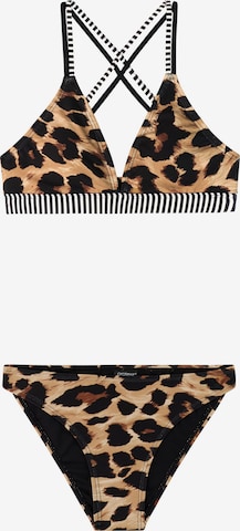 PROTEST Triangel Bikini 'PRTSuzana JR' in Braun: Vorderseite