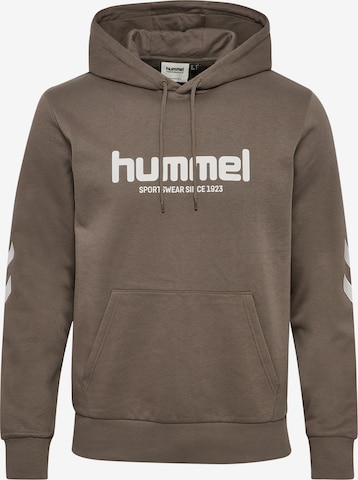 Hummel Athletic Sweatshirt in Brown: front