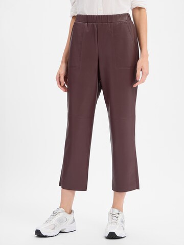 Marie Lund Regular Broek in Lila: voorkant