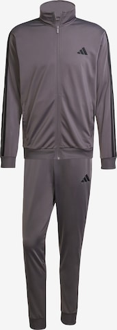 Survêtement 'Sportswear Basic 3-Stripes Tricot Track' ADIDAS SPORTSWEAR en gris : devant