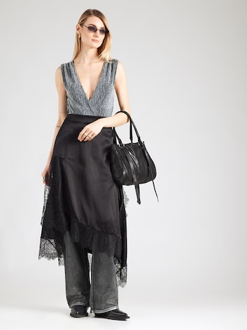 ABOUT YOU Боди-футболка 'Cecile' в Черный