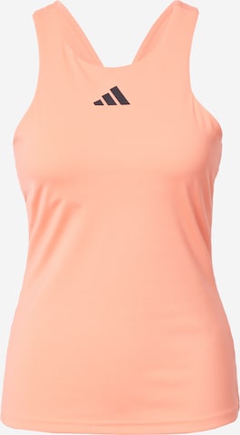 ADIDAS PERFORMANCE - Top desportivo em laranja: frente