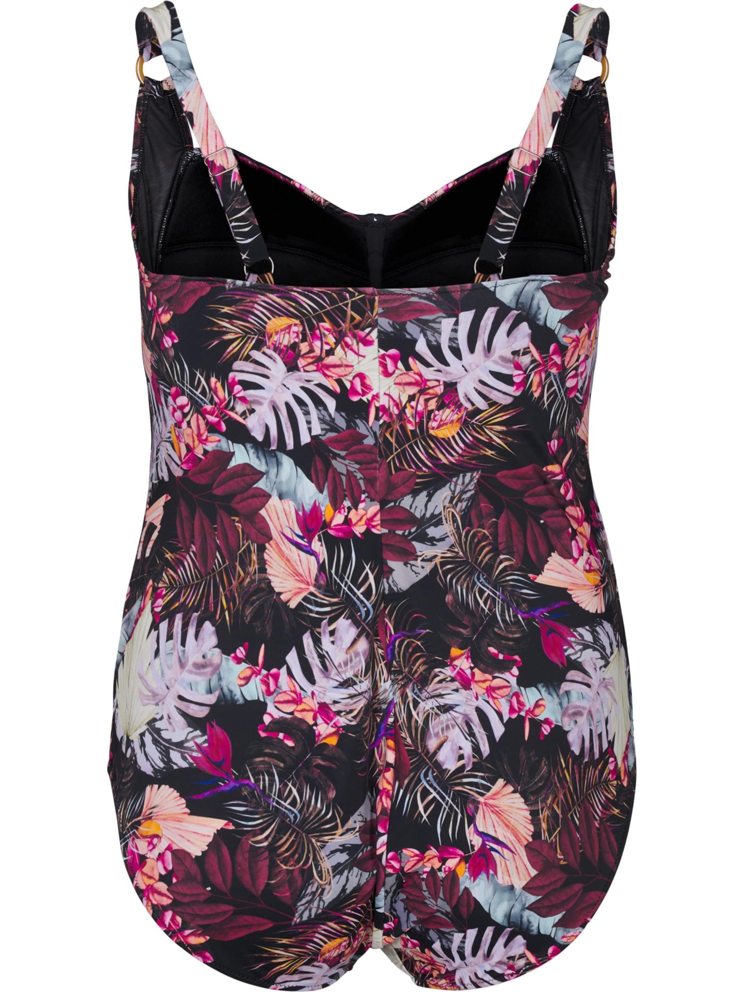 melns Swim by Zizzi Bezvīļu Peldkostīms 'Casdenia'