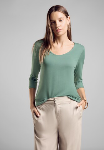 STREET ONE Shirt in Grün: Vorderseite