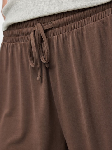 PIECES Regular Pants in Brown