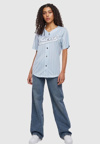 Camicia da donna 'Varsity' di Karl Kani in blu