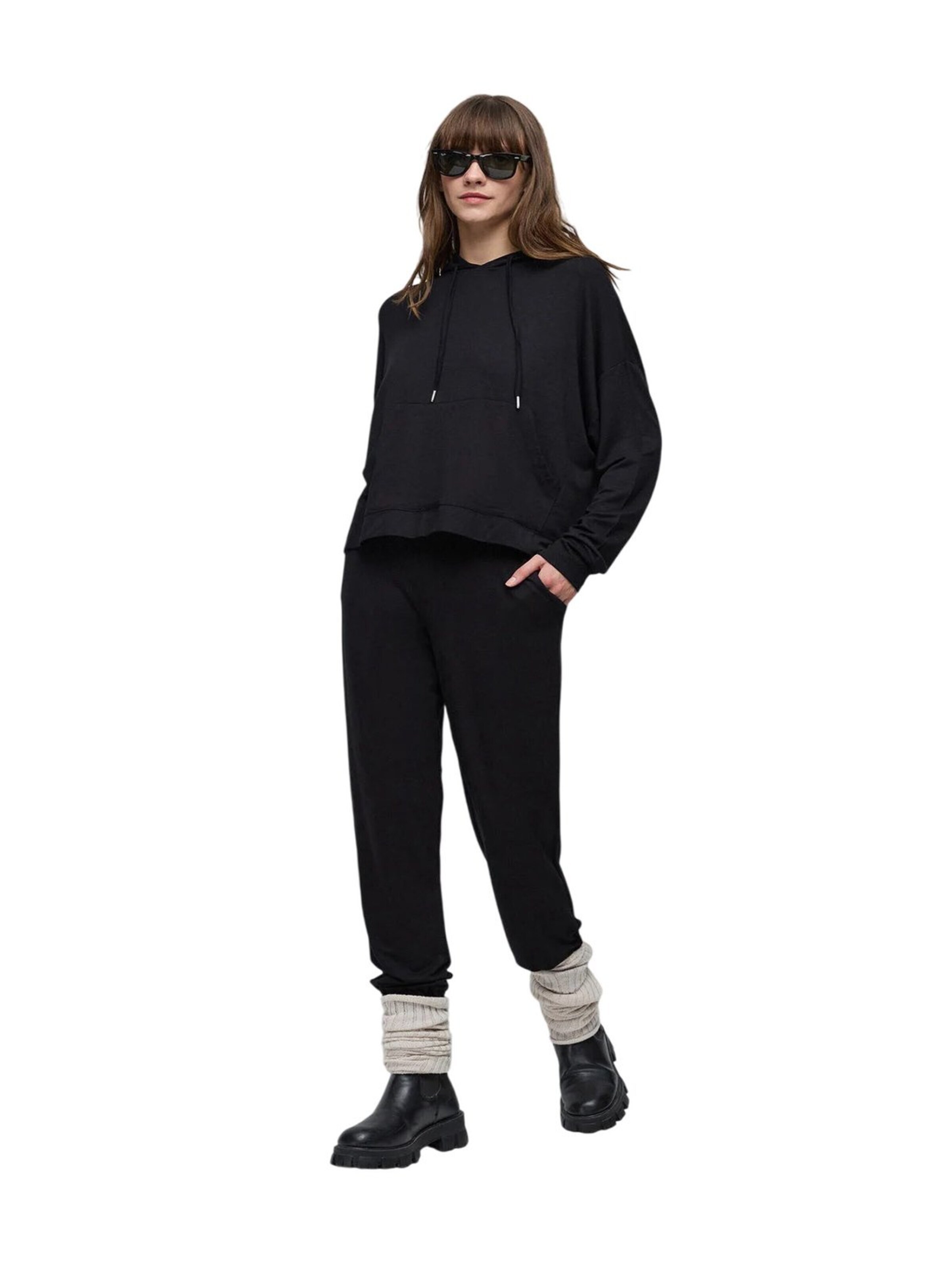 No Matter What Regular Broek in Zwart: voorkant