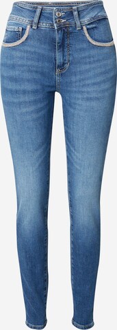 GUESS Slim fit Jeans 'SHAPE UP' in Blue: front