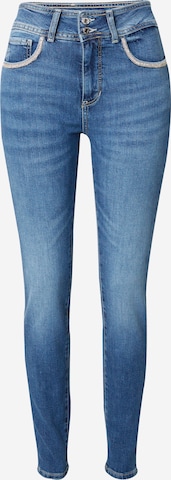 GUESS Slimfit Jeans 'SHAPE UP' in Blau: predná strana