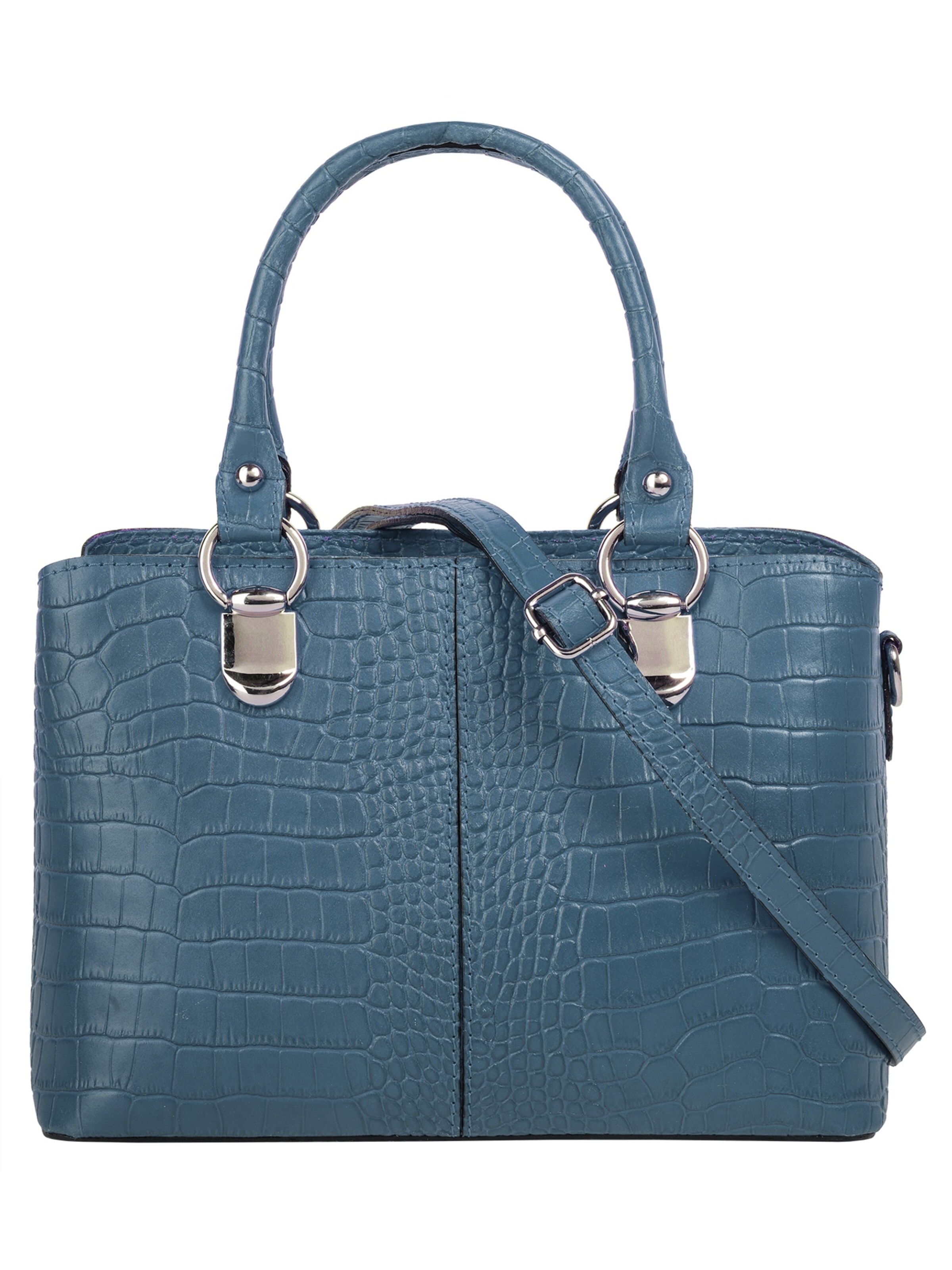 Cluty Crossbody Bag in Blue: front