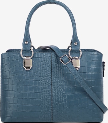 Cluty Crossbody Bag in Blue: front
