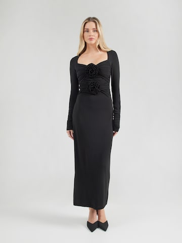 YASVečernja haljina 'YASROSALIA' - crna boja: prednji dio