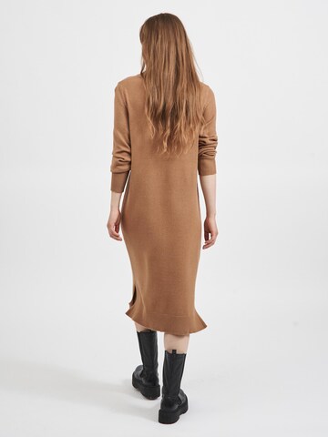 VILA Dress 'Ril' in Brown