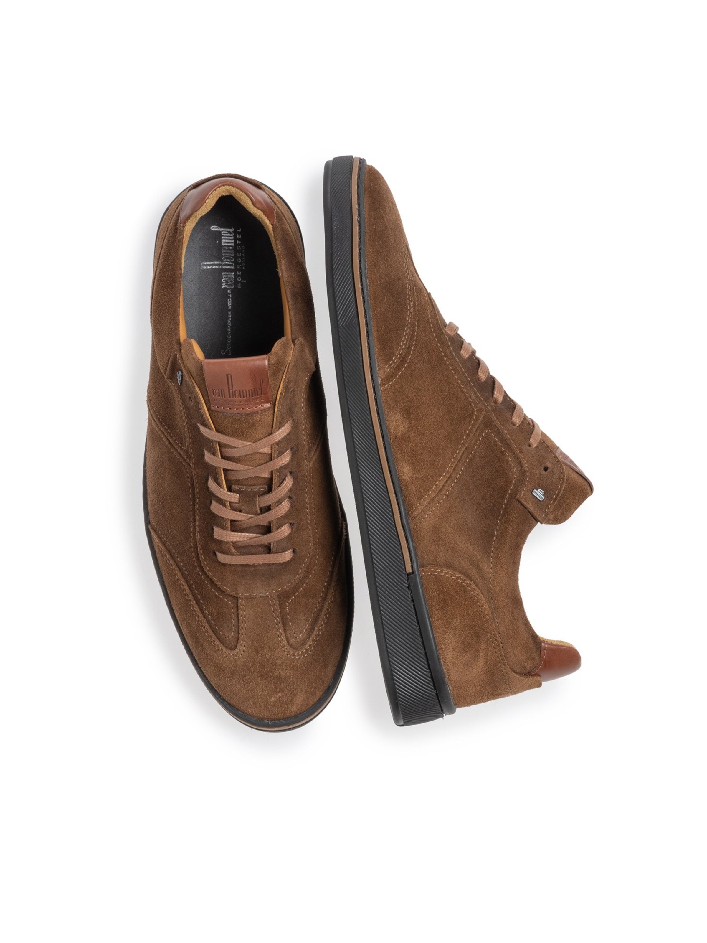 Floris van Bommel Sneakers laag 'Bora 01' in Bruin