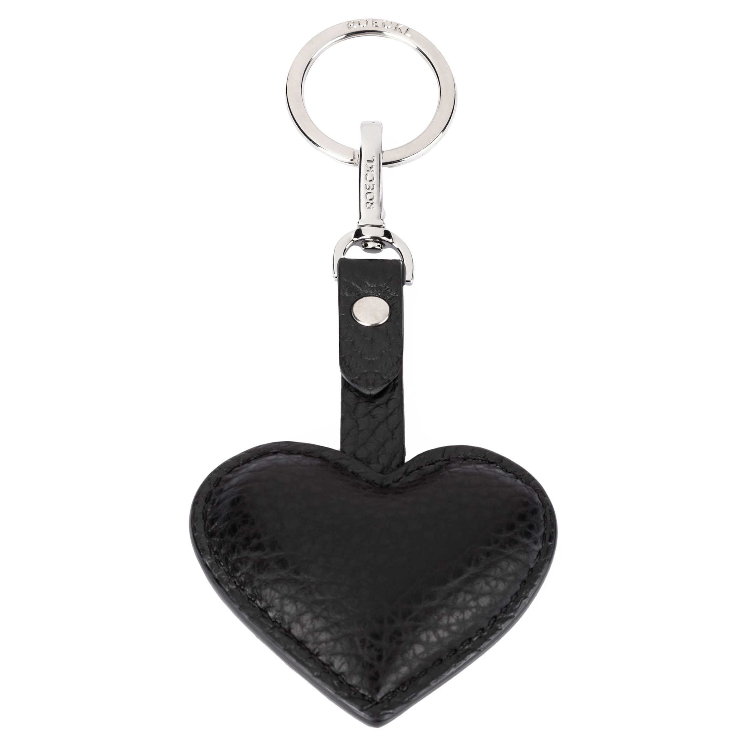 Porte-clés 'HEART' Roeckl en noir : devant