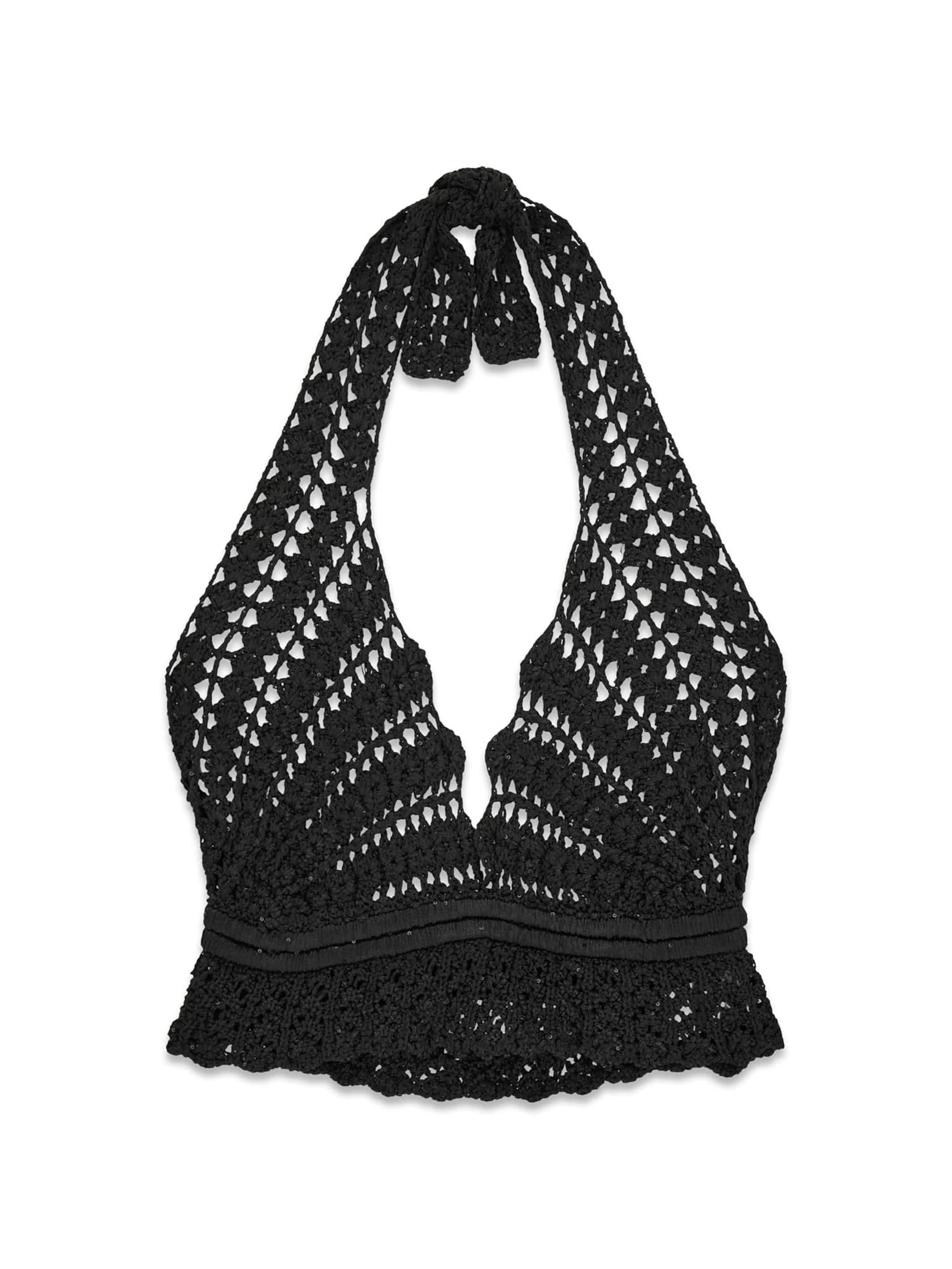 GUESS Sticktop in Schwarz: Vorderseite