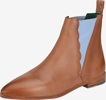 Crickit Chelsea boots 'Holly' in Bruin: voorkant