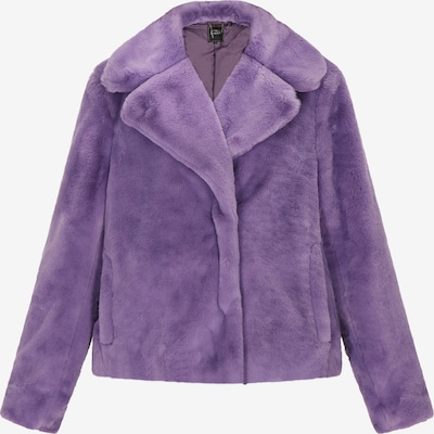 Demisezoninė striukė iš faina, spalva – levandų spalva, Prekių apžvalga