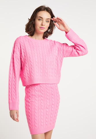 MYMO Sweater in Pink: front